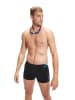 Speedo Badehose "Eco+ Hyperboom" in Schwarz/ Hellblau