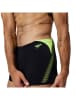 Speedo Badehose "Eco+ Hyperboom" in Schwarz/ Limette