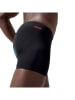 Speedo Badehose "Eco+ H-Bloom" in Schwarz/ Rot/ Hellblau