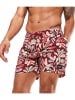Speedo Szorty kąpielowe w kolorze czerwonym ze wzorem