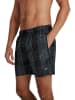 Speedo Badeshorts in Schwarz/ Hellblau