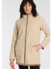 G.I.G.A. DX by KILLTEC Fleece-Wendemantel in Creme/ Hellbraun