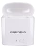 GRUNDIG Słuchawki douszne Bluetooth w kolorze białym