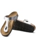 Birkenstock Teenslippers "Gizeh" zilverkleurig