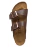 Birkenstock Pantoletten "Arizona" in Braun - Weite S