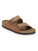 Birkenstock Leder-Pantoletten "Arizona"   in Hellbraun