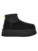 UGG Leren boots "Classic Mini Dipper" zwart
