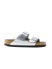 Birkenstock Klapki "Arizona" w kolorze srebrnym