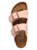 Birkenstock Leder-Pantoletten "Arizona" in Rosa - Weite S