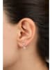 Heliophilia Srebrne kolczyki-wkrętki z cyrkoniami