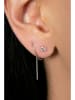 Heliophilia Srebrne kolczyki z cyrkoniami