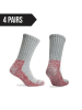 Norfolk 4er-Set: Socken in Grau