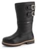 TRAVELIN' Leren boots "Dawson" zwart