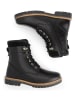 TRAVELIN' Leder-Boots "Larvik" in Schwarz