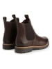 TRAVELIN' Leder-Chelsea-Boots "Agder" in Braun