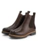 TRAVELIN' Leren chelseaboots "Agder" bruin