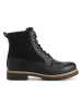 TRAVELIN' Leren boots "Enningdal" zwart