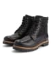 TRAVELIN' Leder-Boots "Enningdal" in Schwarz