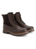 TRAVELIN' Leren boots "Enningdal" bruin