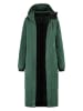 TRAVELIN' Płaszcz pikowany "Freya" w kolorze zielonym