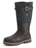 TRAVELIN' Leren laarzen "Grimdalen" donkerblauw/bruin
