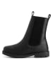 TRAVELIN' Leder-Chelsea-Boots "Herning" in Schwarz