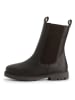 TRAVELIN' Leren chelseaboots "Herning" bruin