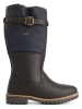 TRAVELIN' Leder-Stiefel "Hyllestad" in Dunkelblau/ Braun