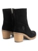 TRAVELIN' Leder-Stiefeletten "Indre" in Schwarz