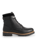 TRAVELIN' Leder-Boots "Karhamn" in Schwarz