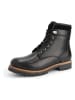 TRAVELIN' Leren boots "Karhamn" zwart