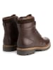 TRAVELIN' Leren boots "Karhamn" bruin