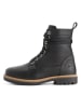 TRAVELIN' Leren boots "Kongsmark" zwart
