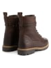 TRAVELIN' Leder-Boots "Kongsmark" in Braun