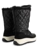 TRAVELIN' Leder-Winterstiefel "Klosters" in Schwarz