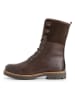 TRAVELIN' Leren boots bruin
