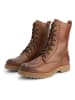 TRAVELIN' Leren boots lichtbruin