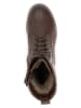 TRAVELIN' Leder-Boots in Braun