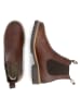 TRAVELIN' Leder-Chelsea-Boots in Braun