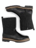TRAVELIN' Leren boots zwart