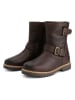 TRAVELIN' Leder-Boots in Braun