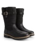 TRAVELIN' Leder-Boots "Troms" in Schwarz