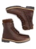 TRAVELIN' Leren boots bruin