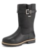 TRAVELIN' Leren boots "Vadso" zwart