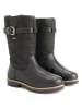 TRAVELIN' Leren boots "Vadso" zwart