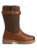 TRAVELIN' Leren boots "Vadso" lichtbruin/bruin