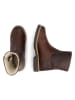 TRAVELIN' Leren boots bruin