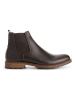 TRAVELIN' Leder-Chelsea-Boots "Winslow" in Braun
