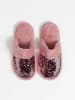 admas Pantoffels roze