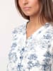 admas Nachthemd "Tapeta Toile De Jouy" wit/blauw